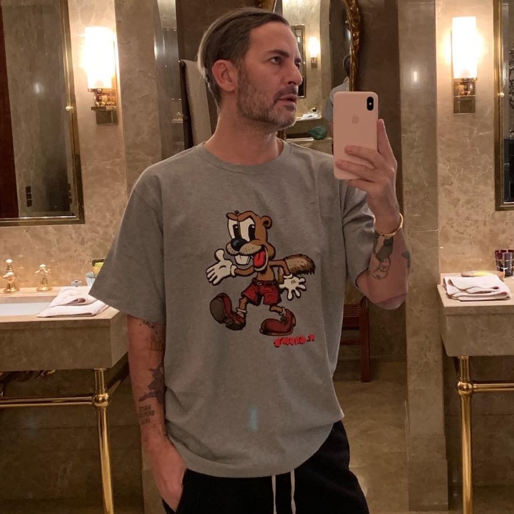 NEW Marc Jacobs 2018 Redux Grunge R. Crumb Squirrely shirt - Picture 2 of 6